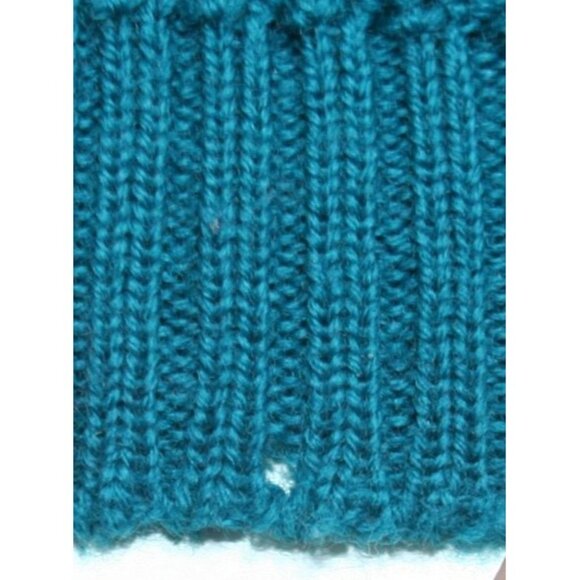 Pendleton Wool Cable Knit Cardigan Sweater Womens S Teal Blue Heritage Classic - Picture 7 of 7